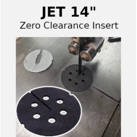 DNA Bandsaw Table Zero-Clearance Insert Plate for 14” Jet Model Band Saw