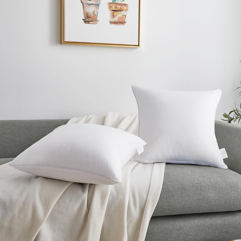 Oubonun 28 x 28 Euro Pillow Inserts with 100% Cotton