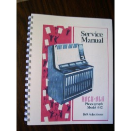 Rock-ola 442 Jukebox Service & Parts Manual