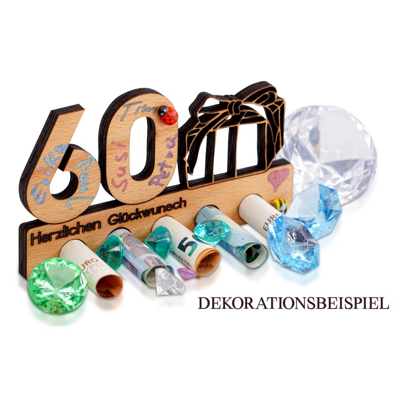 DARO Design - 50th Birthday Wooden Money Gift