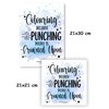 Set of 2 A4 & 21cm Square Laminated Page Protectors