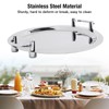 Stainless Steel Buffet Plate Bright Mirror Finish Serving Tray with