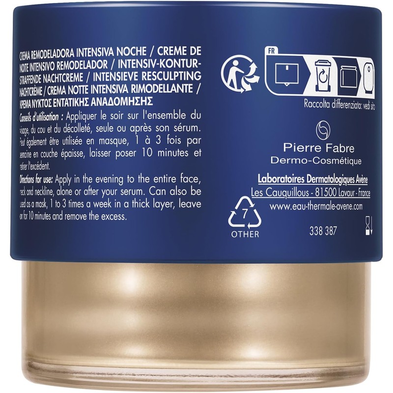 AVÈNE DermAbsolu Crema de Noche Reafirmante, 40ml