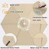 Jorohiker 7.5ft Patio Umbrella Replacement Canopy for 6 Ribs，Durable，Waterproof, UV-Resistant