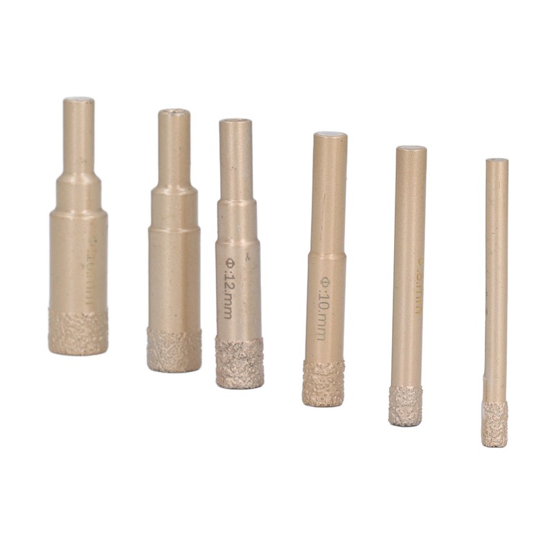 12Pcs Diamond Hole Saw Kit Carbon Steel 6 to 35mm