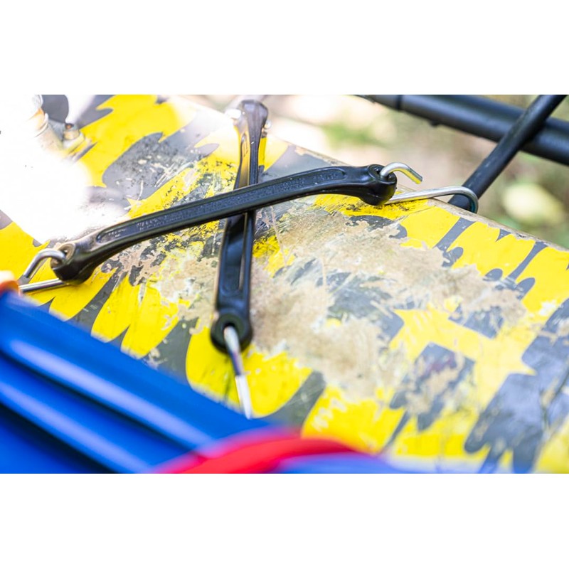 The Perfect Bungee® 18" Heavy-Duty Polyurethane Bungee Strap, 4-Pack, Red
