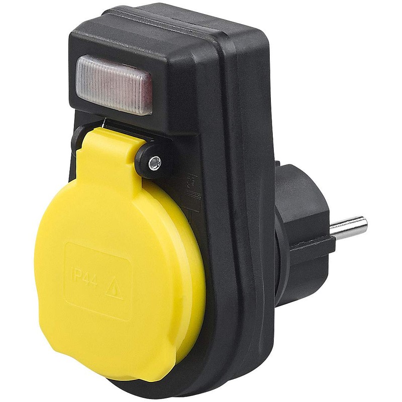 revolt Sockets: Outdoor Socket Adapter with On/Off Switch, up to