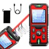 OIUBJDA Medidor de Distancia de Alta precisión,Telemetro compactas de medición,Flexometro
