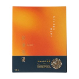 Seikatsu no Ki Wakan Shioyu Dead Sea Salt and Persimmon Leaves (Kakinoha) 1.1 oz (30 g) x 6 Packets