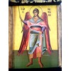 Icona dell'Arcangelo Raffaello/Mp3 in legno greco e cristiano ortodosso Monte