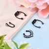 AceFun Fake Septum Nose Ring, Horseshoe-Shaped False Nose Ring Reusable