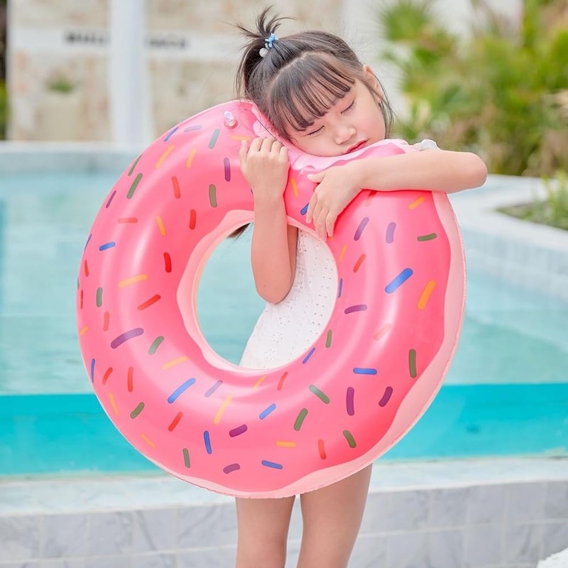 Praxia Float Ring, Float, Popular, For Children, Large, Donut, Pink,