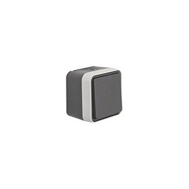 Berker AP Two-Way Switch Light Grey