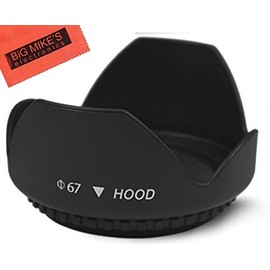 67mm Tulip Flower Lens Hood for Nikon D5600, D7500 with AF-S DX NIKKOR 18-140mm f/3.5-5.6G ED VR