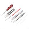 11 Pcs DIY Jewelry Tool Set Pliers Tweezers Ring Crochet