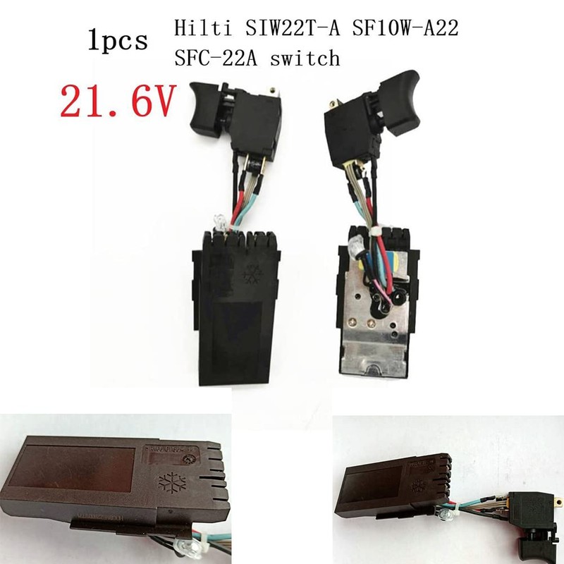 SPORTARC Electronic On/Off Switch for Hilti SF22-A, SFH22-A, SIW22T-A, SF10W-A22,