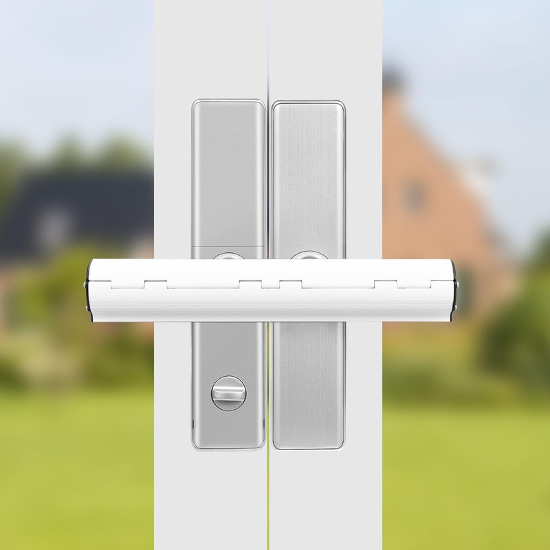 Qivine French Patio Door Security Lock, Double Door Locks for