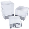 Tsukushi Science Acrylic Blocks, Square, Set of 3 Sizes, Base,