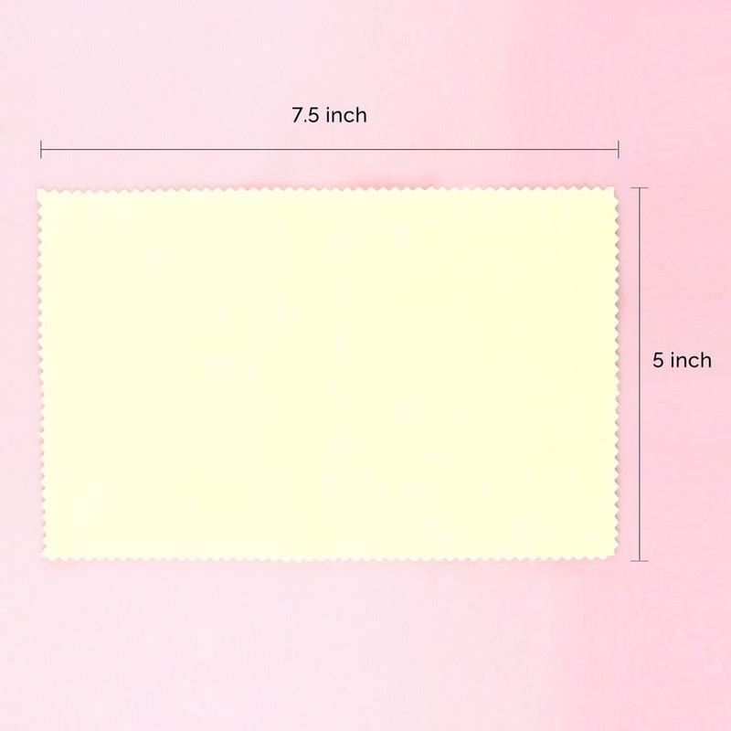 BERRICLE Silver Jewelry Polishing Cloth Large Size 7.5 inch x