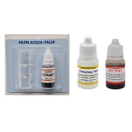 Filter Water Italy Analysis Water Hardness Titrant Measurement Lime with PH and Chlorine Test Kit