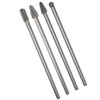 Wolfride 4pcs Long Shank Tungsten Carbide Burr Set 6mm Shank