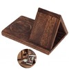 SiliFine Wooden Book Stand for Reading Rest Triangle Book Holder