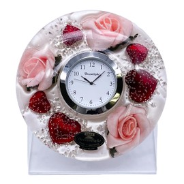 Dreamlight Flower Clock / Dream Clock UFO Mini (with stand) Valentina Diameter 4.3 x Height 1.6 inches (11.0 cm) x Height 1.6 inches (4.0 cm) (Body) CDD72118CL
