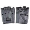 CHROME CRANE Men's Gloves Fingerless Leather Leather Motorcycle Cycling Training