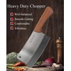 KITORY Meat Cleaver 7'' Heavy Duty Chopper Butcher Knife Bone