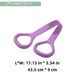 1 Pcs Resistance Band, Arm Back Shoulder Exercise Elastic Rope Stretch Fitness Band, Foot, Leg, Hand Stretcher, Arm Exerciser for Yoga Pilates Stretching Physical Therapy, Home Gym Workout