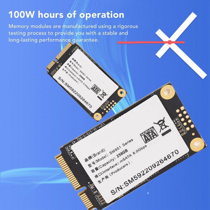 MSATA SSD 500MB/S Read Speed 450MB/S Write Speed High Speed