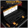 36-Piece One-Piece Hex Bit Socket Set includes Socket Adapter, 1/4",