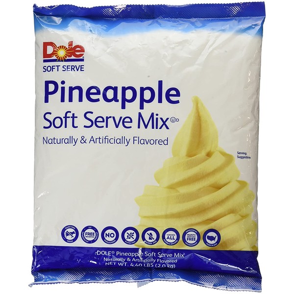 Dole Soft Serve Mix, Pineapple, 4.40 Pound
