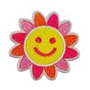 Generic 3 Pink Yellow Orange Sun Iron on Patch 50x50mm