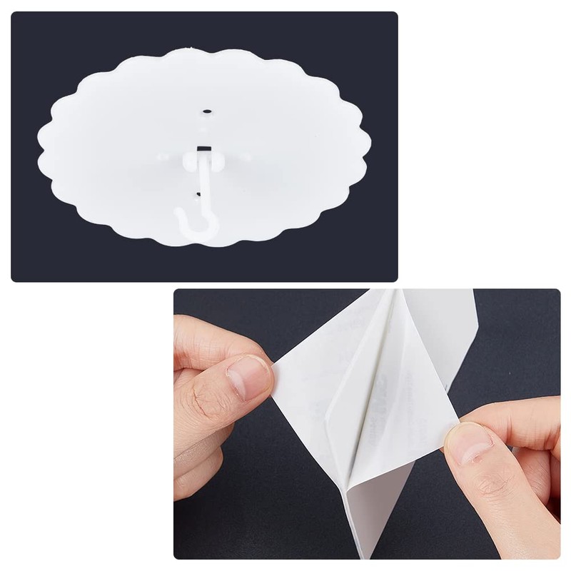 GORGECRAFT 2 Sets Mosquito Net Ceiling Hook Canopy Hooks Dome