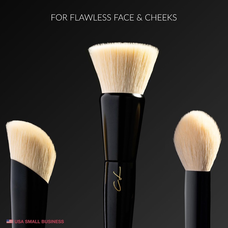 SO BLACK MIDI Travel Brush Set by Cosme Life Luxe