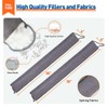 MAGZO Door Draft Stopper, 72 Inch Under Door Draft Blocker