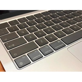Transparent Gray Laptop Keyboard Sticker for MacBook, Compatible with 13-16 Inch MacBook Air/Pro
