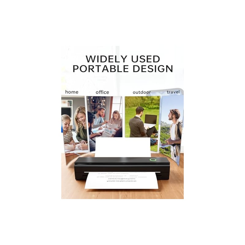 NDYIN N80 Wireless Thermal Printer - Portable Inkless Printing