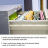 13pcs File Cabinet Rails Set, 4 Adjustable File Cabinet Rails