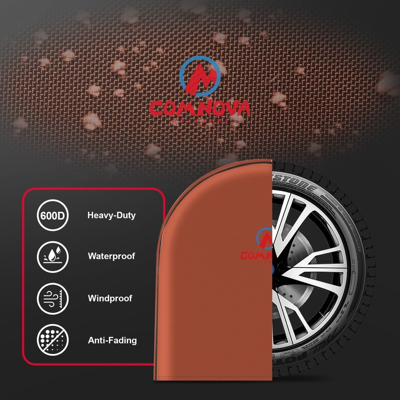Comnova RV Tire Covers 2 Pack - 600D Tough Tire