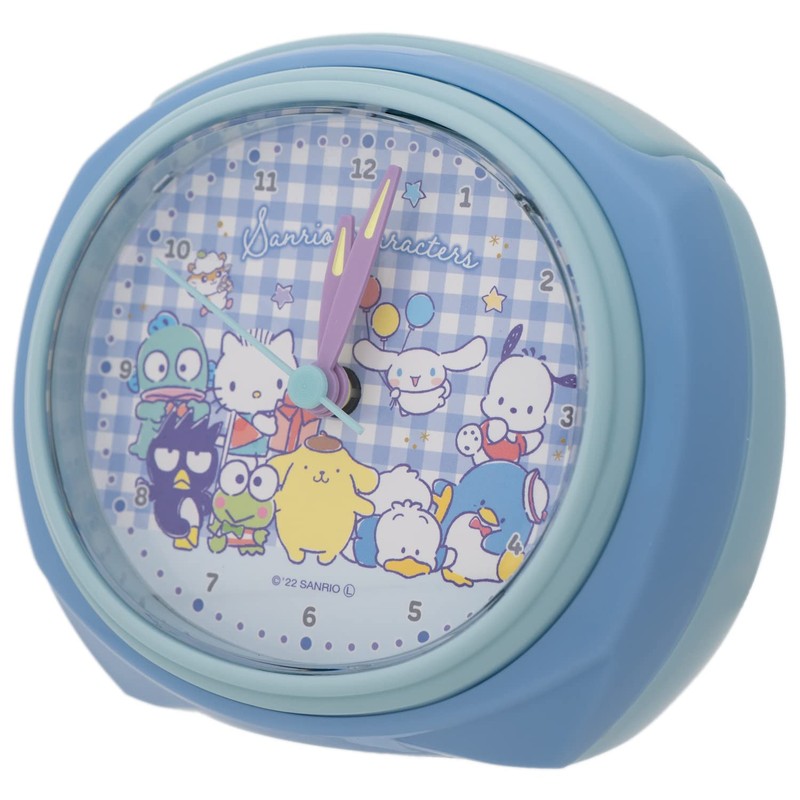 Tsujiseru 2925783 Alarm Clock, Blue, Sanrio, Man, Analog, Melody, Alarm
