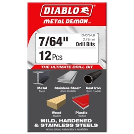DIABLO METAL DRILL BIT 7/64 B