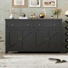 FOTOSOK Sideboard Buffet Cabinet with Storage, 55.1" Large Buffet Cabinet