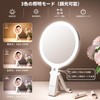 Beautifive 10x/1x 両面ライト付き拡大鏡 卓上/吊り下げ/手持ち可能 コンパクト携帯用