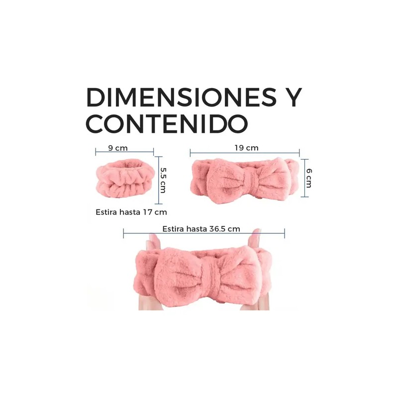 50 Set Cuidado Facial Banda Diadema Skin Care Limpieza Facia