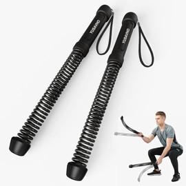 Ropeless Battle Workout Ropes for Home Gym – Fitness Cordless Training Rope for Men, Women & Beginners,No-Jump HIIT & Full-Body for Travel, Rehab,Knee-Friendly, Heavyweight Safe（Black