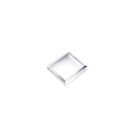 Acrylic Honpo Acrylic Cube Block Transparent Acrylic Panel Display Stand Interior Photo Stand Specimen Display (Square, Diamond Cut, 2.4 x 2.4 x 0.6 inches (6 x 6 x 1.5 cm)
