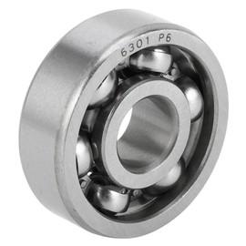 ACROPIX 6301 Deep Groove Ball Bearings P6 12x37x12mm Lubricated Bearings Open Type Silver Tone Scooter Skateboard Wheel