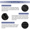 52 Pack Acoustic Foam Panels,1" x 12" x 12"Acoustic Wedge